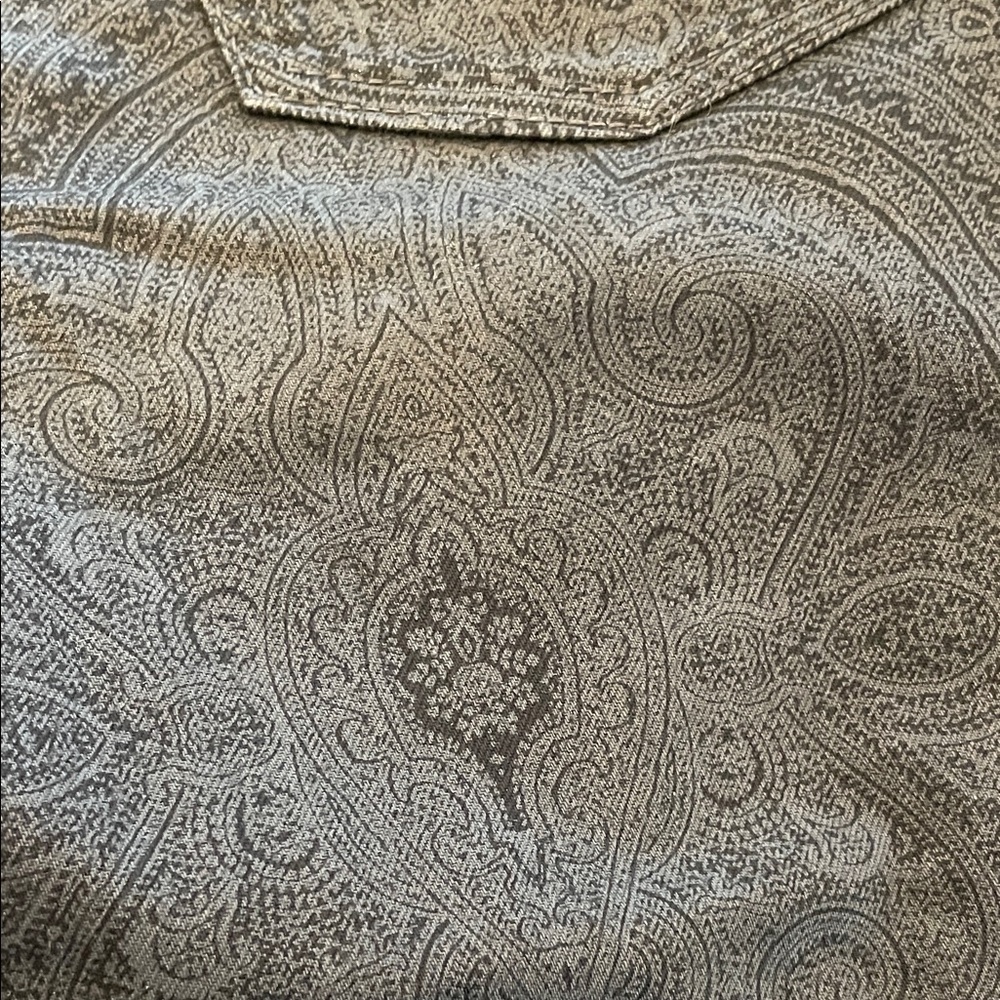 Etro Dark Blue Paisley Jeans - Picture 3 of 7